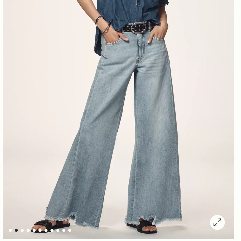 The Adi regenerative cotton Jean by pilcro Women's Light Blue Denim Jeans